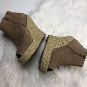 Jeffrey Campbell Shoes - Jeffrey Campbell Suede Espadrille Wedge Booties Jeffrey Campbell Shoes - Jeffrey Campbell Suede Espadrille Wedge Booties